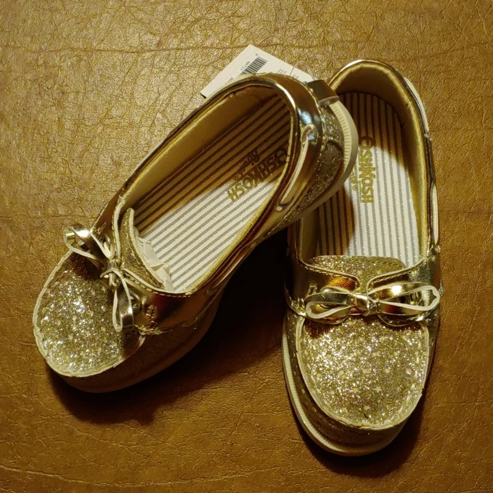 OshKosh Gold Shoes Size 9